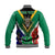 (Custom Personalised) South Africa Springboks Rugby Baseball Jacket Bokke Flag Style LT9 - Wonder Print Shop