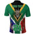 Custom South Africa Springboks Rugby Polo Shirt Bokke Flag Style - Wonder Print Shop