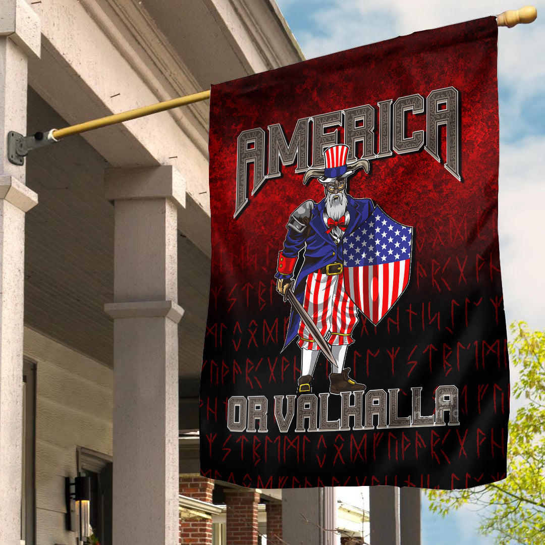 Viking Flag America Or Valhalla Flag RLT12 - Wonder Print Shop