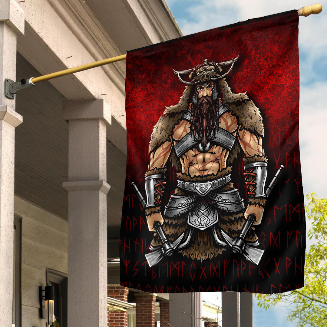 Viking Flag Berserker Viking Warrior Valhalla Flag RLT12 - Wonder Print Shop