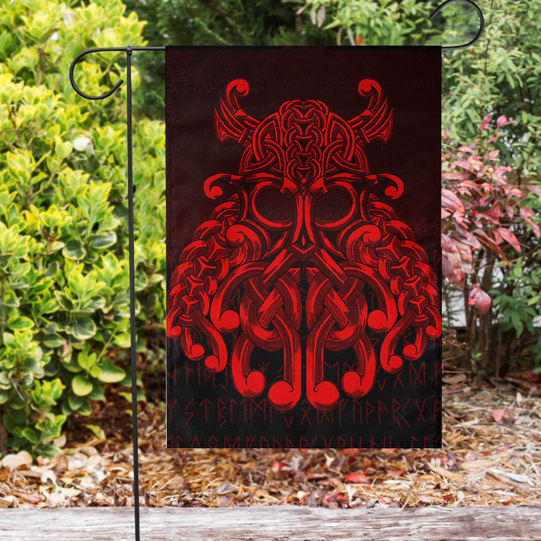 Viking Flag Vikings Odin Valhalla Red Version Flag RLT12 - Wonder Print Shop