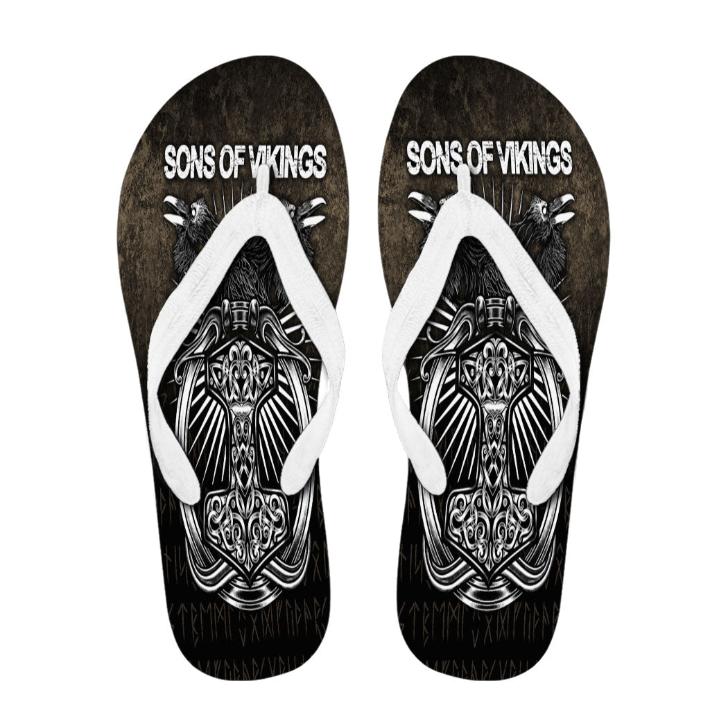 viking-flip-flops-vikings-ravens-mjolnir-flip-flops