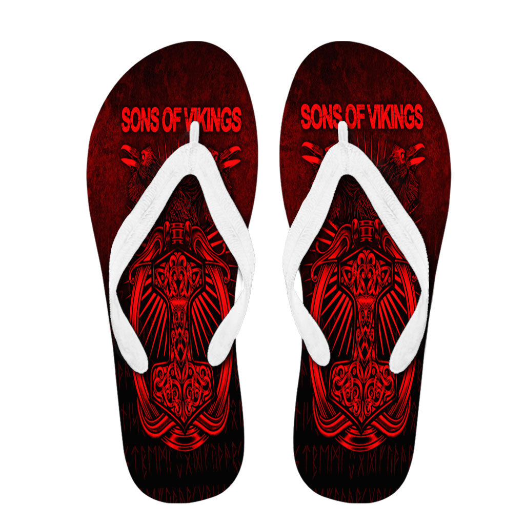 viking-flip-flops-vikings-ravens-mjolnir-red-version-flip-flops