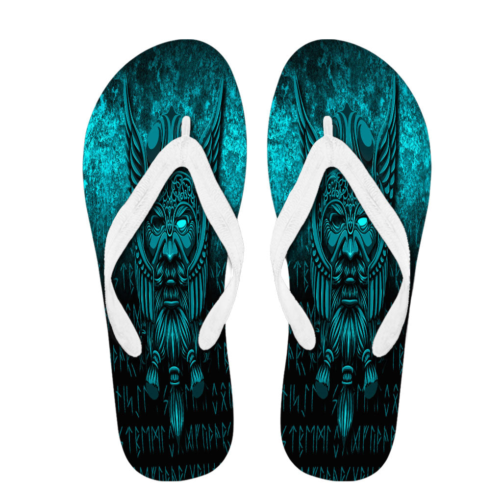 viking-flip-flops-viking-odin-allfather-in-asgard-cyan-version-flip-flops