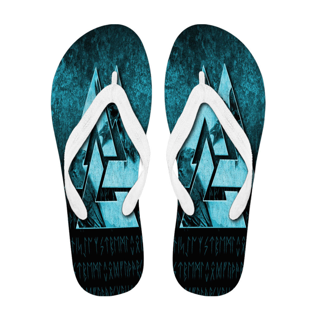 viking-flip-flops-huginn-muninn-ravens-from-odin-viking-cyan-version-flip-flops