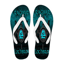 viking-flip-flops-ragnar-lothbrok-ragnar-lodbrok-viking-warrior-cyan-version-flip-flops