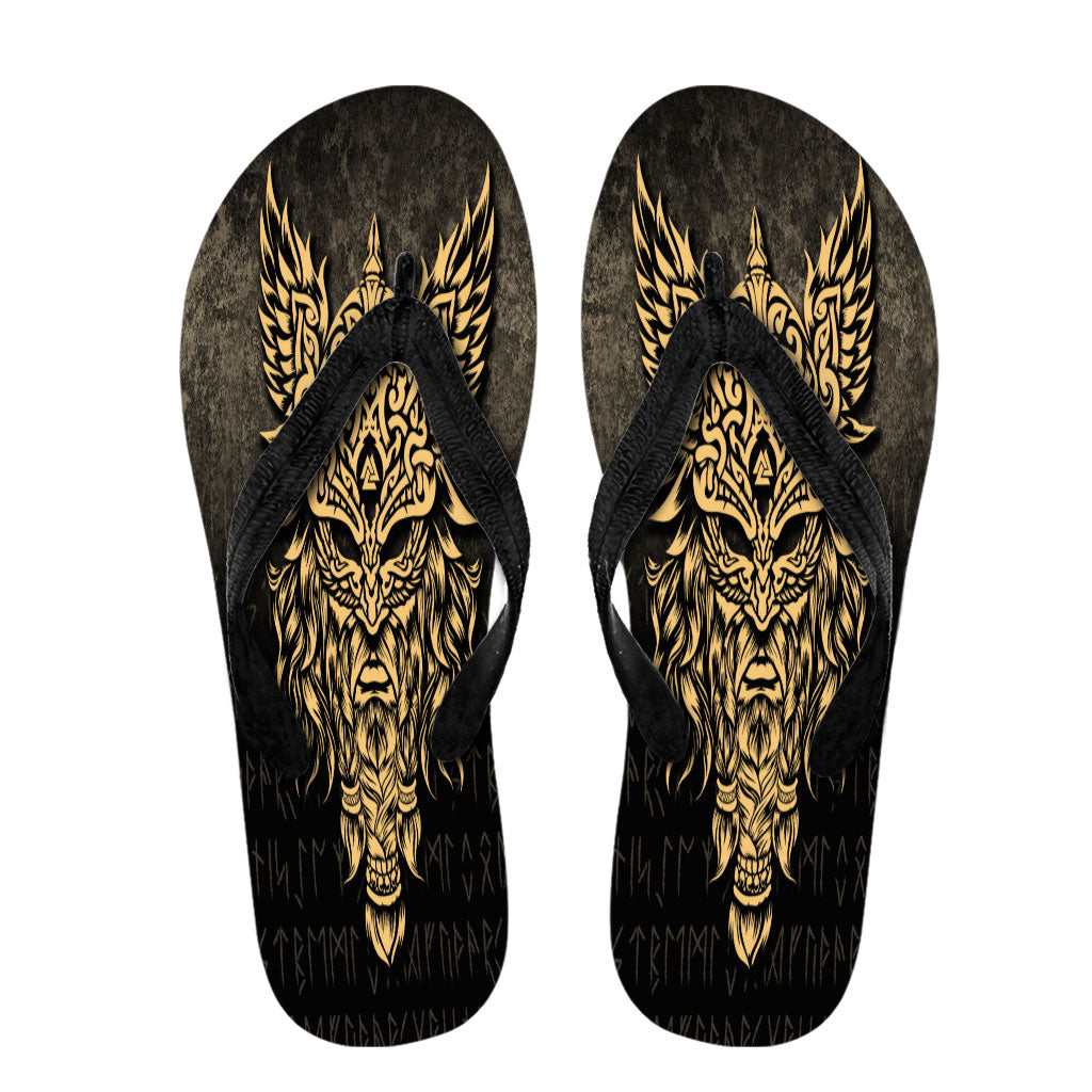 viking-flip-flops-odin-the-allfather-asgard-god-and-chief-of-aesir-gold-version-flip-flops