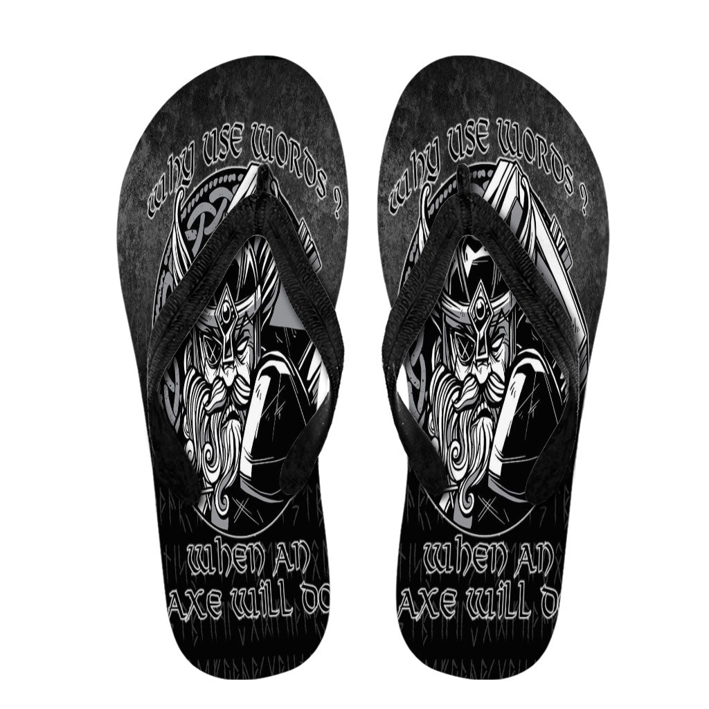 viking-flip-flops-why-use-words-when-an-axe-will-do-flip-flops