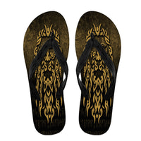 viking-flip-flops-viking-god-odin-allfather-in-asgard-raven-god-gold-version-flip-flops