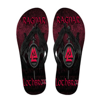 viking-flip-flops-ragnar-lothbrok-ragnar-lodbrok-viking-warrior-red-version-flip-flops