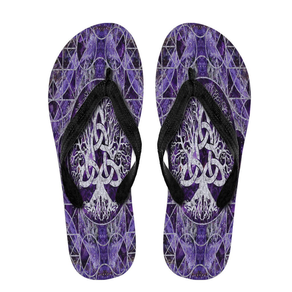 viking-flip-flops-tree-of-life-with-triquetra-amethyst-and-silver-flip-flops