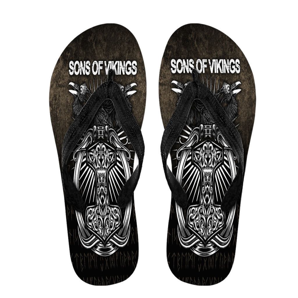 viking-flip-flops-vikings-ravens-mjolnir-flip-flops
