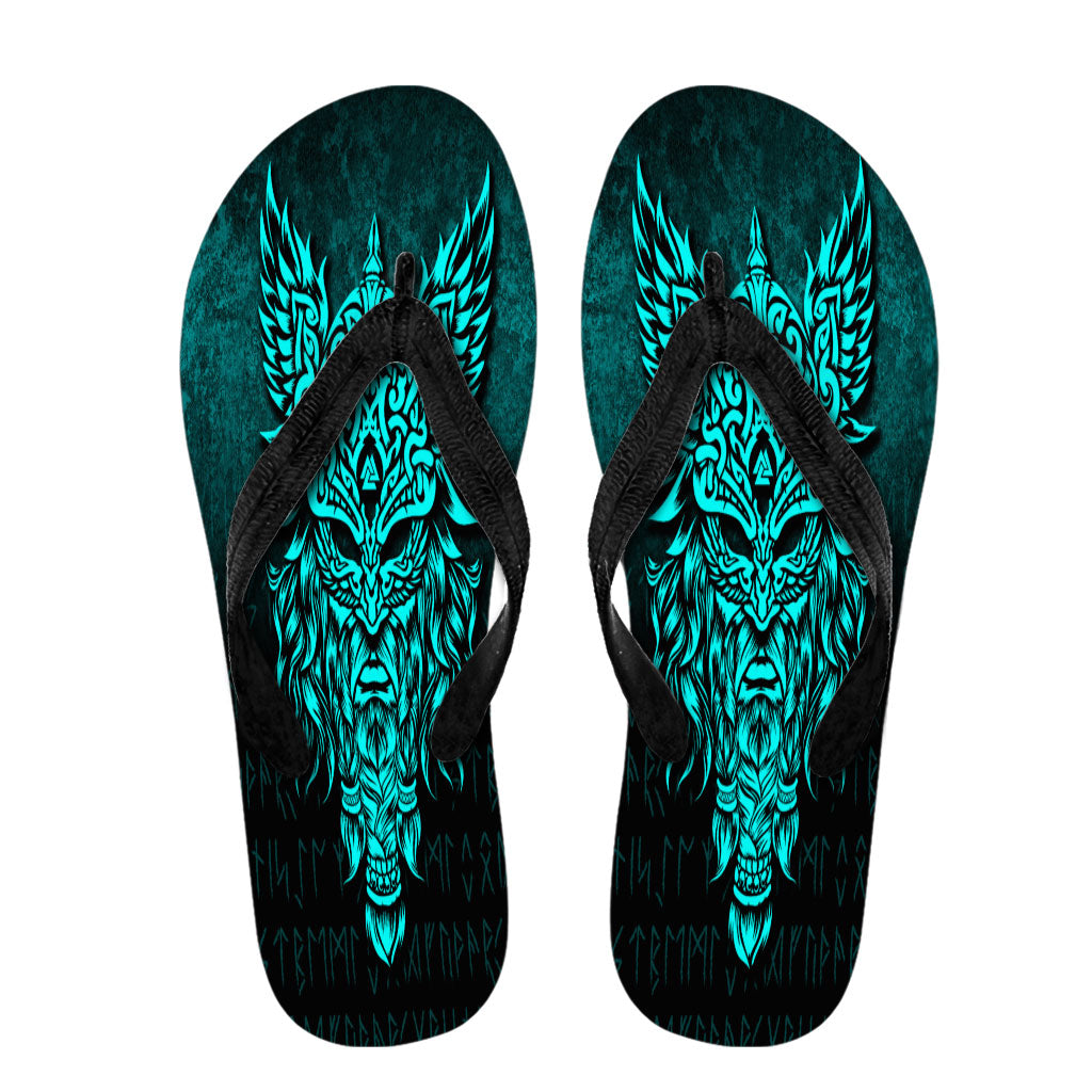 viking-flip-flops-odin-the-allfather-asgard-god-and-chief-of-aesir-cyan-version-flip-flops