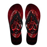 viking-flip-flops-vegvisir-nordic-viking-rune-red-version-flip-flops