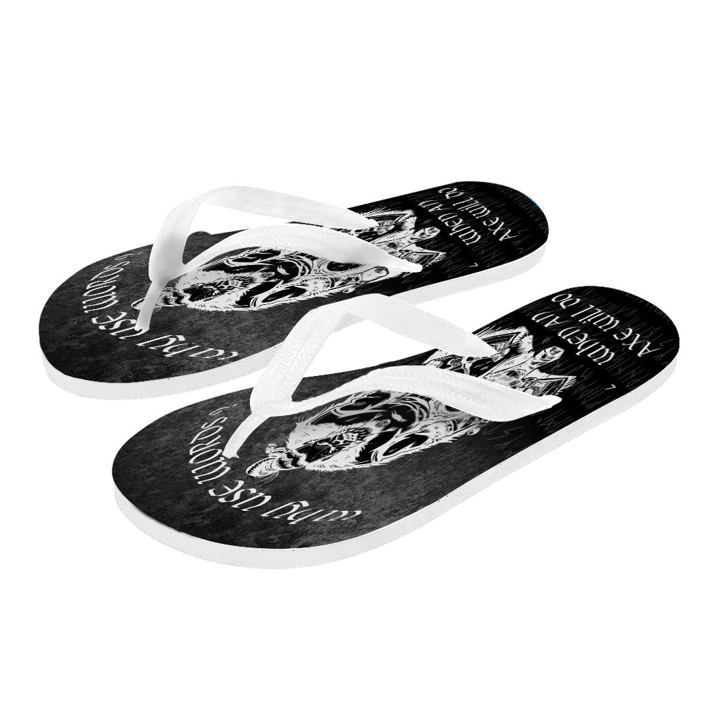 viking-flip-flops-why-use-words-when-an-axe-will-do-flip-flops