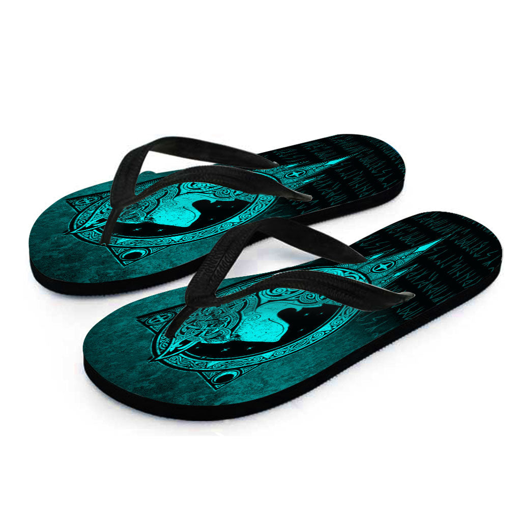 viking-flip-flops-viking-norse-wolf-cyan-version-flip-flops