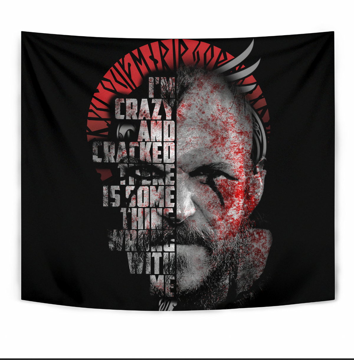 Viking Tapestry - Floki 3D Combatant A3 RLT12 - Wonder Print Shop