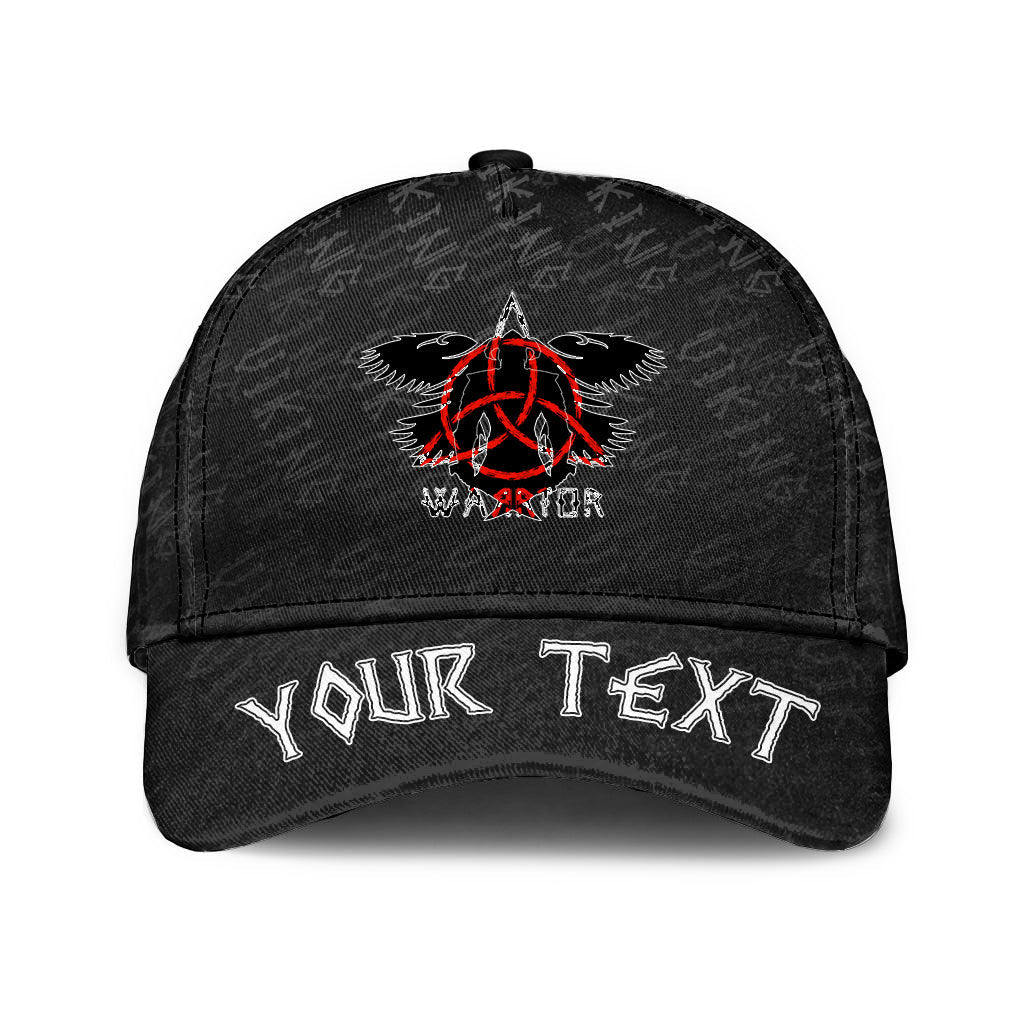 viking-classic-cap-custom-flying-ravens-two-swords-classic-cap
