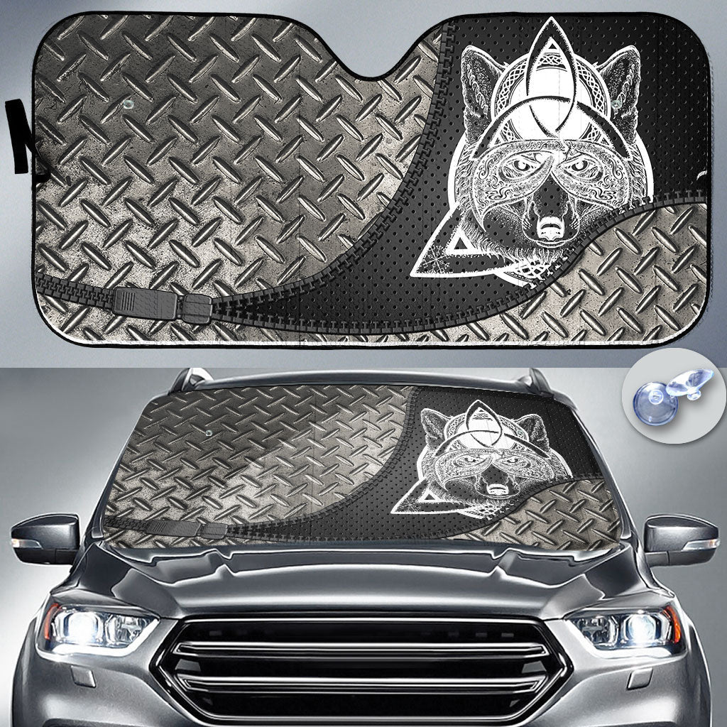 viking-auto-sun-shades-fox-in-the-celtic-style-tattoo-auto-sun-shades