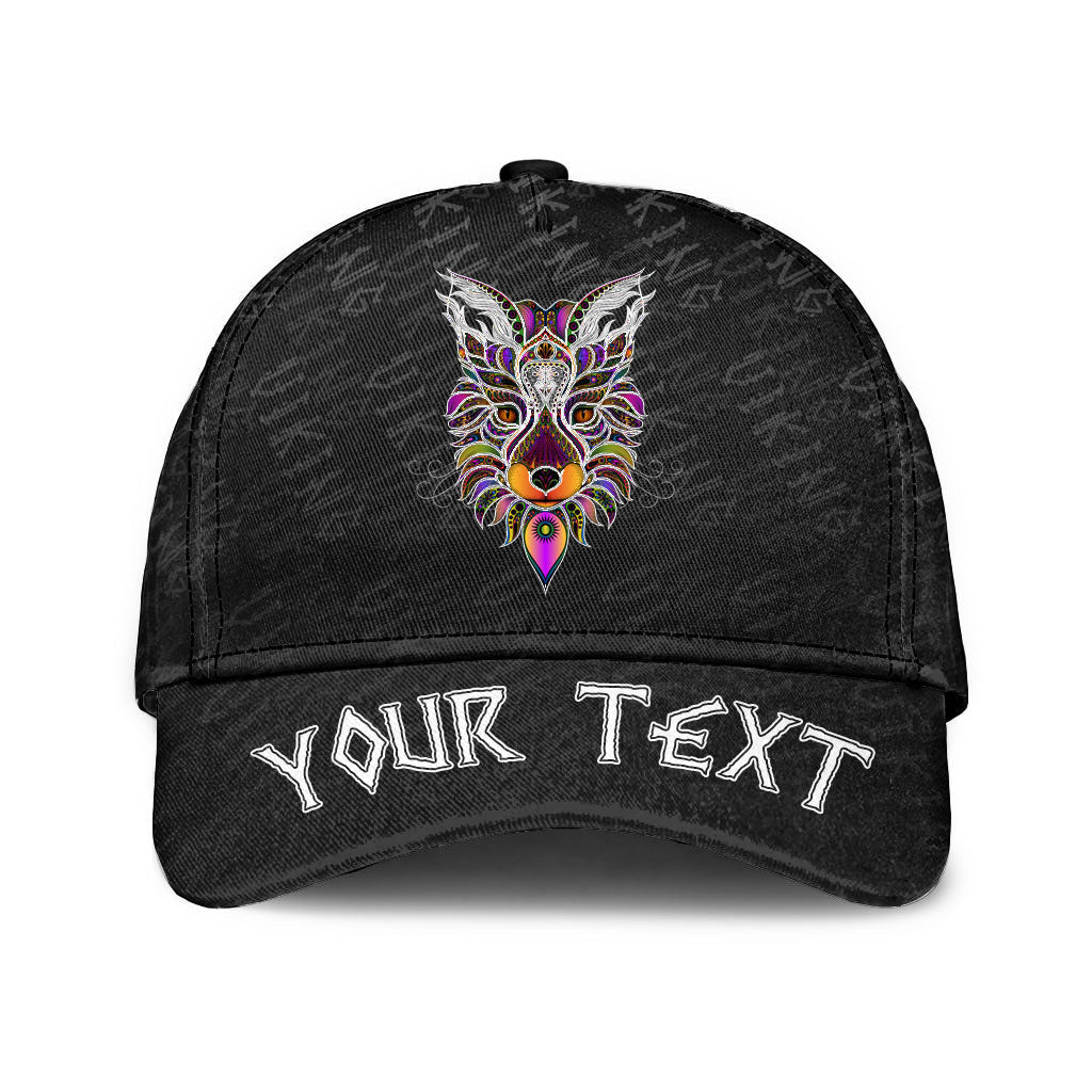 viking-classic-cap-custom-fox-in-the-celtic-style-tattoo-classic-cap