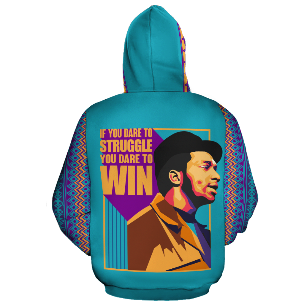 African Hoodie FRed Hampton Pop ArHoodie - Wonder Print Shop