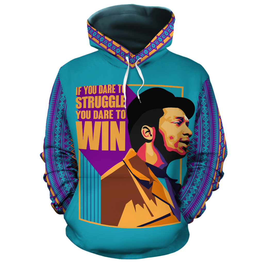 African Hoodie FRed Hampton Pop ArHoodie - Wonder Print Shop