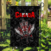 Canada Wolf Flag Haida and Maple Leaf LT13 - Wonder Print Shop