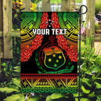 Custom Personalised Samoa Rugby Flag Teuila Torch Ginger Gradient Style - Wonder Print Shop