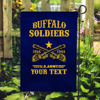 (Custom Personalised) Buffalo Soldiers Flag BSMC United States Army Simple Style Ver.2 - Wonder Print Shop