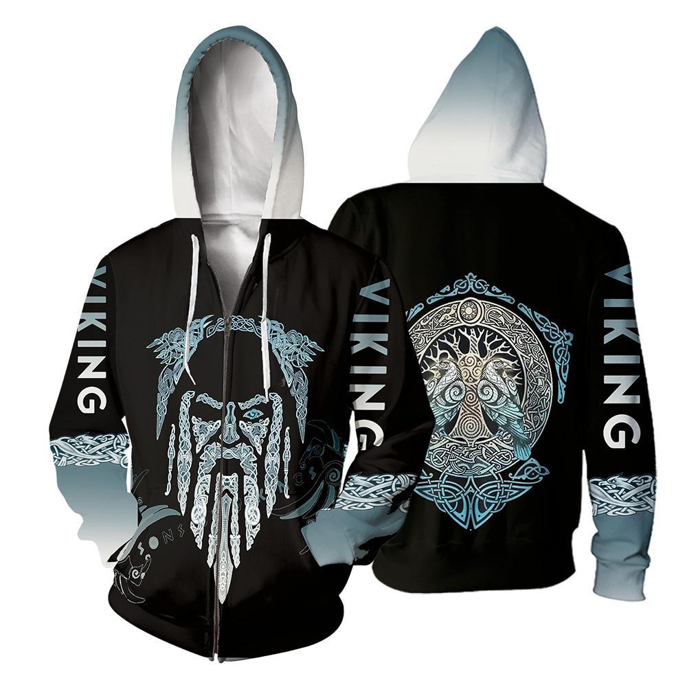 Viking All Over Printed Hoodie For Men and Women 63 RLT12 - Wonder Print Shop