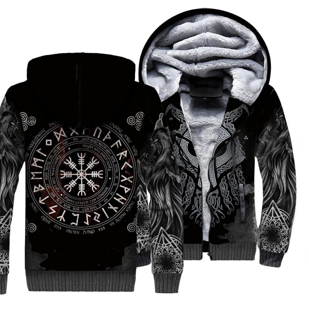 Viking All Over Printed Hoodie For Men and Women 66 RLT12 - Wonder Print Shop