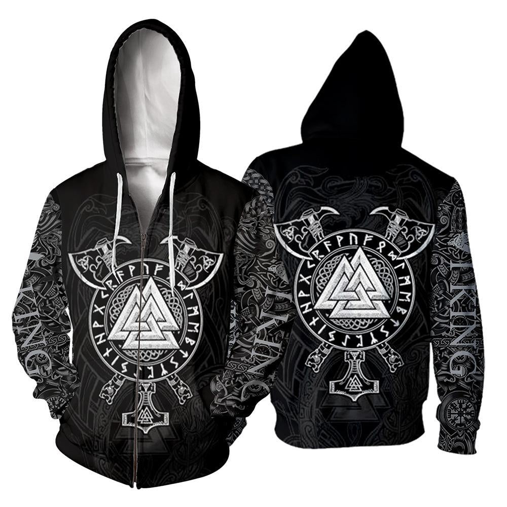 Viking All Over Printed Hoodie For Men and Women 70 RLT12 - Wonder Print Shop