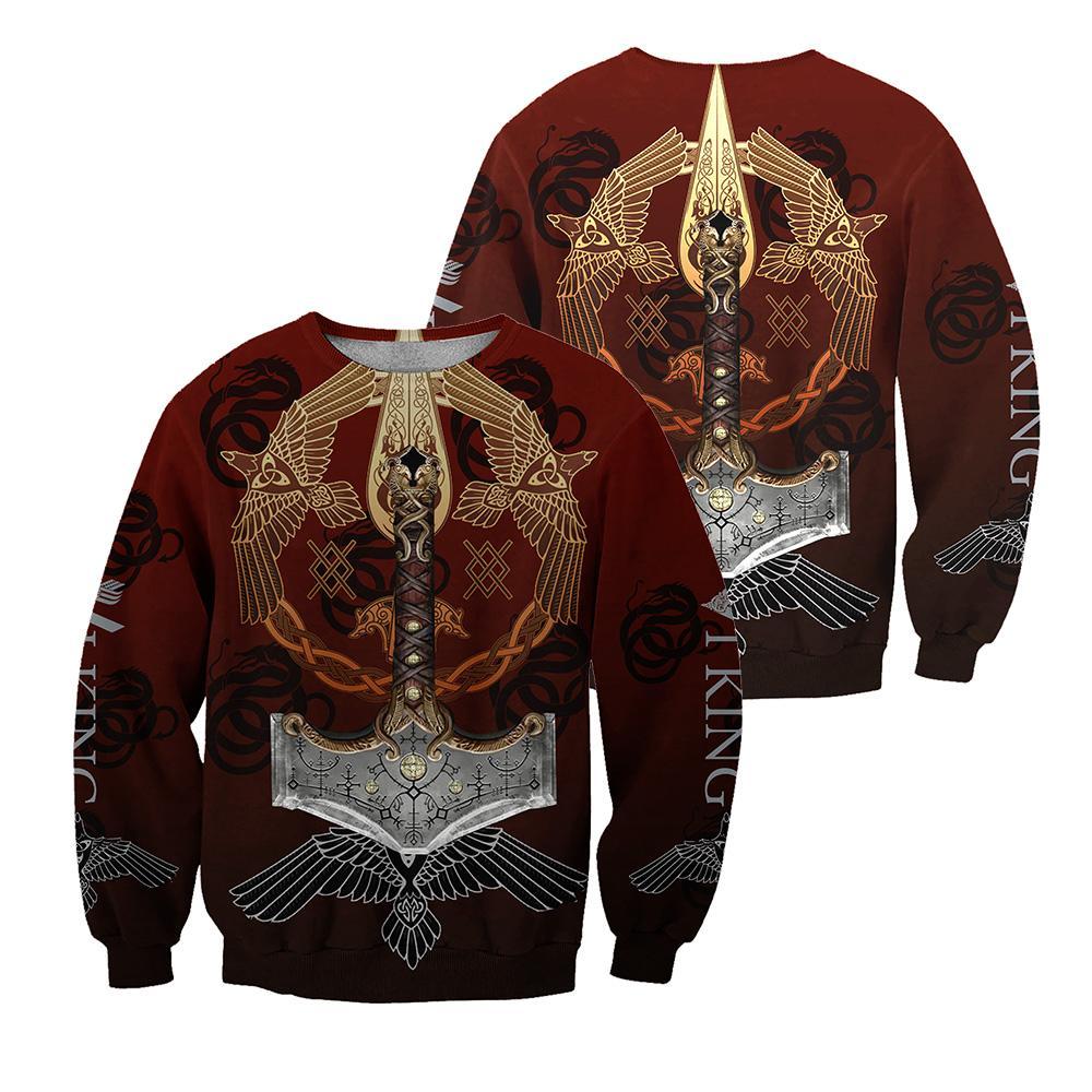 Viking All Over Printed Hoodie For Men and Women 71 RLT12 - Wonder Print Shop