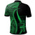 fiji-custom-personalised-polo-shirt-green-polynesian-tentacle-tribal-pattern
