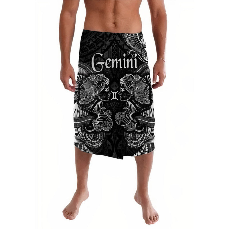 Gemini Zodiac Polynesian Lavalava Unique Style - Black LT8 - Wonder Print Shop