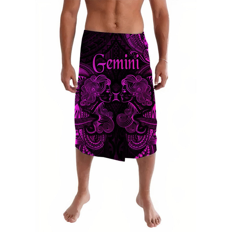 Gemini Zodiac Polynesian Lavalava Unique Style - Pink LT8 - Wonder Print Shop