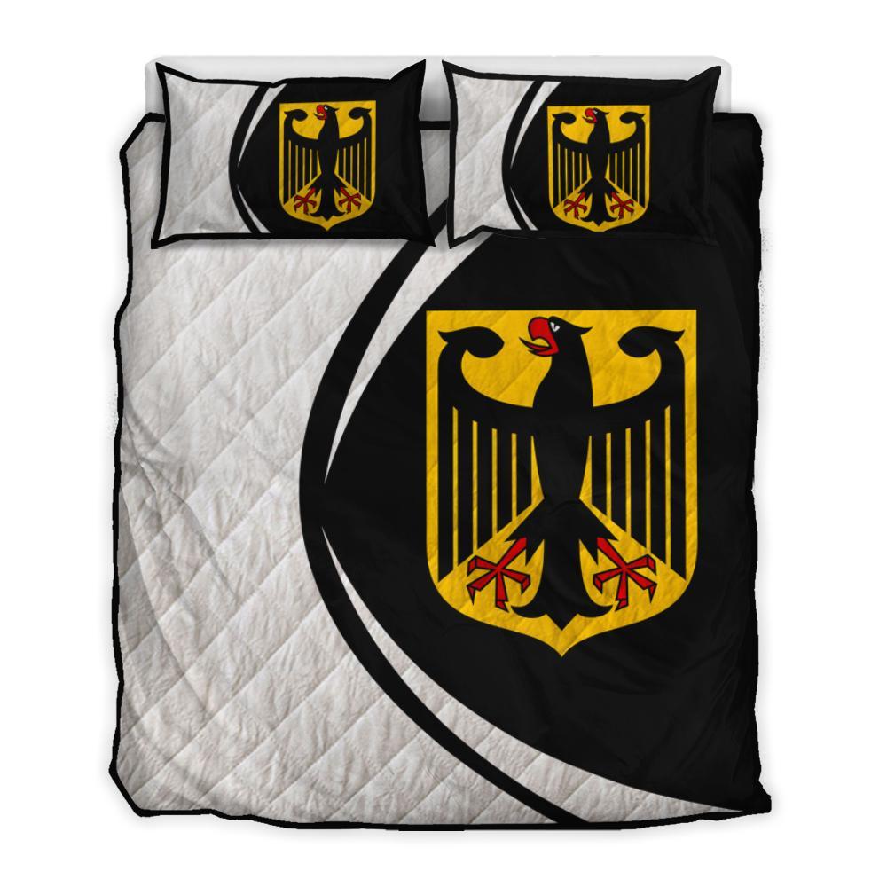 germany-flag-coat-of-arms-quilt-bed-set-circle