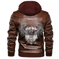 Viking God Odin With Two Ravens Leather Jacket RLT12 - Wonder Print Shop