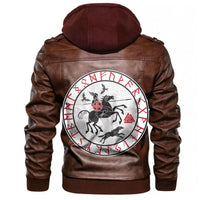 Viking God Wotan Leather Jacket RLT12 - Wonder Print Shop