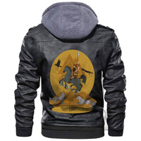 Viking God Odin Leather Jacket RLT12 - Wonder Print Shop