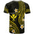 Hawaii T Shirt Gold Polynesian Line Style - Wonder Print Shop
