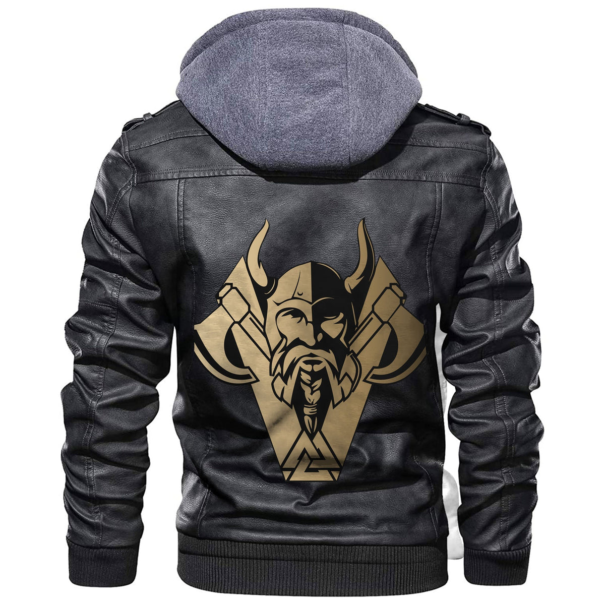 Viking Golden Odin Leather Jacket RLT12 - Wonder Print Shop