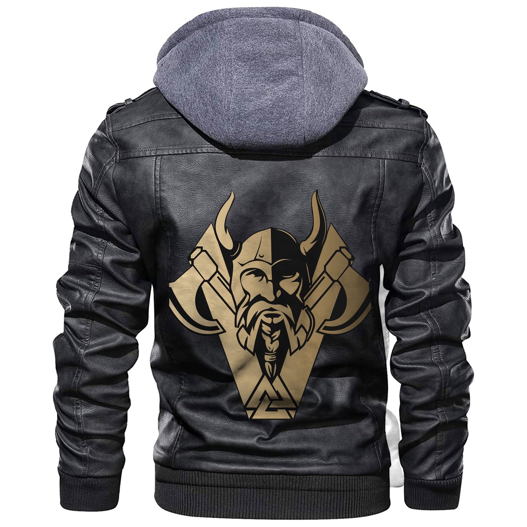 Viking Golden Odin Leather Jacket RLT12 - Wonder Print Shop