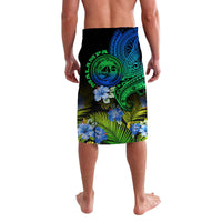 Vanuatu Malampa Province Lavalava Hibiscus Tribal Polynesian Tattoo Ver Gradient - Wonder Print Shop