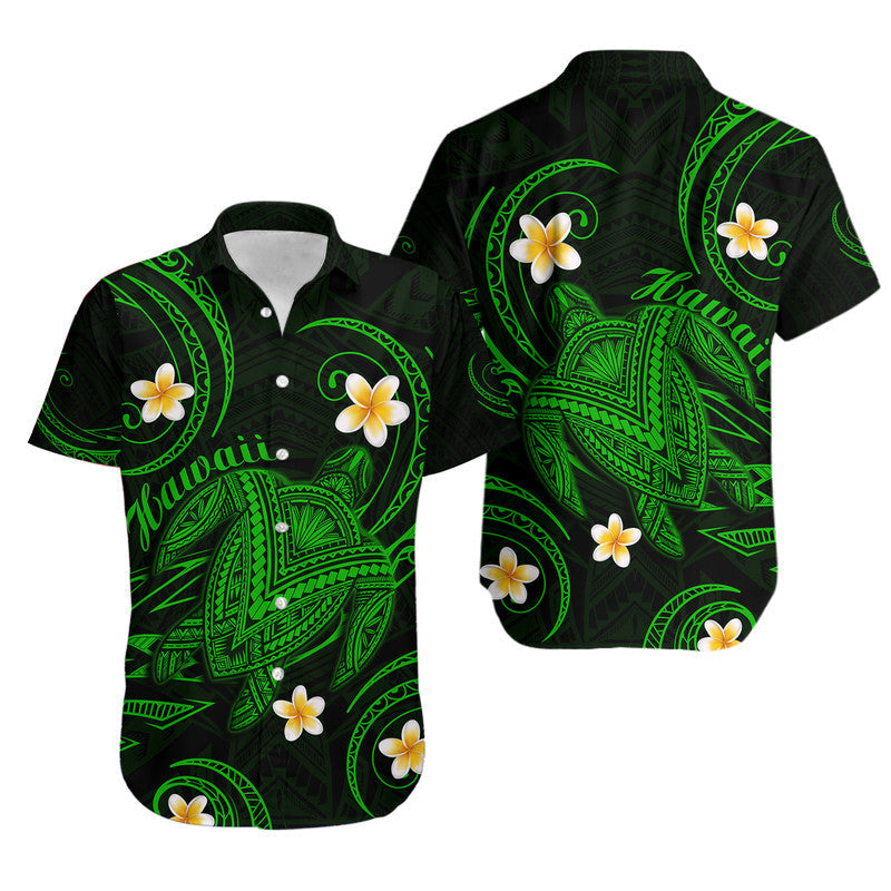 hawaiian-turtle-plumeria-mixed-polynesian-hawaiian-shirt-green-style-lt9