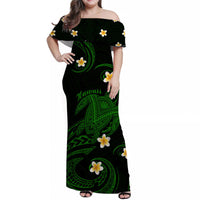 Hawaii Matching Hawaiian Shirt And Dress Hawaiian Turtle Plumeria Mixed Polynesian Green Style LT9 - Wonder Print Shop