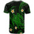 Custom Hawaii T Shirt Hawaiian Turtle Plumeria Mixed Polynesian Green Style - Wonder Print Shop