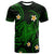 Custom Hawaii T Shirt Hawaiian Turtle Plumeria Mixed Polynesian Green Style - Wonder Print Shop