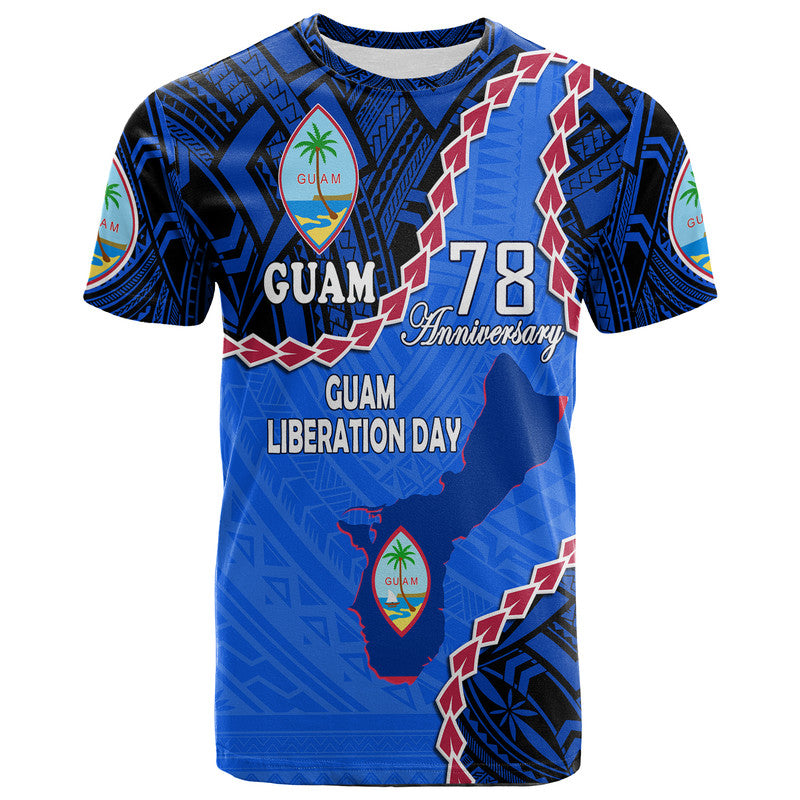 Guam Liberation Day T Shirt Basic Seal - Wonder Print Shop