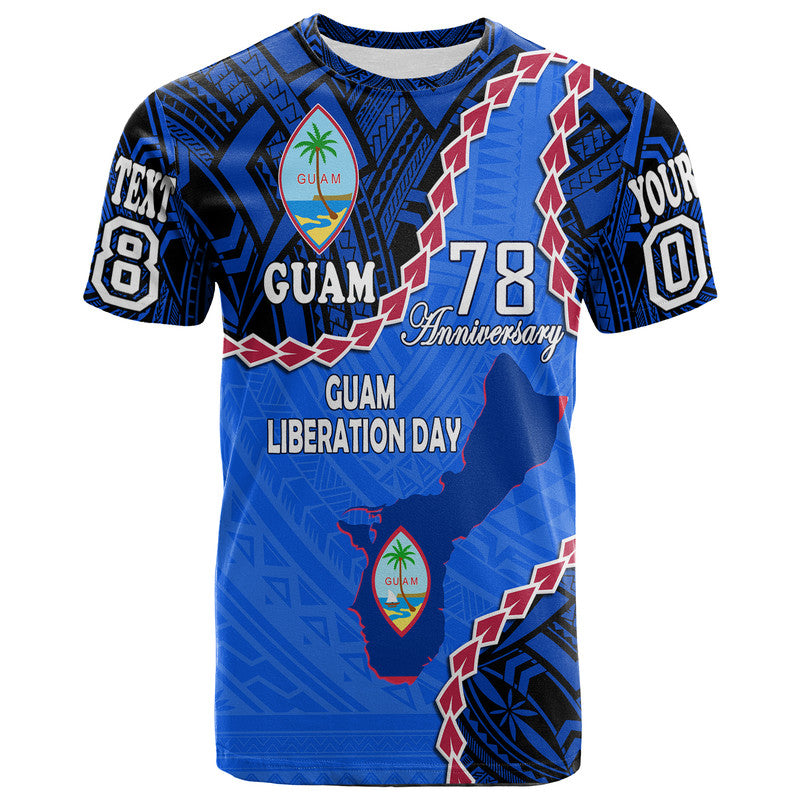 Custom Guam Liberation Day T Shirt Basic Seal - Wonder Print Shop